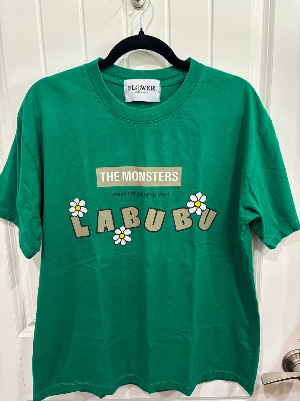 FLOWER The Monsters 'LABUBU' Graphic Tee - Green